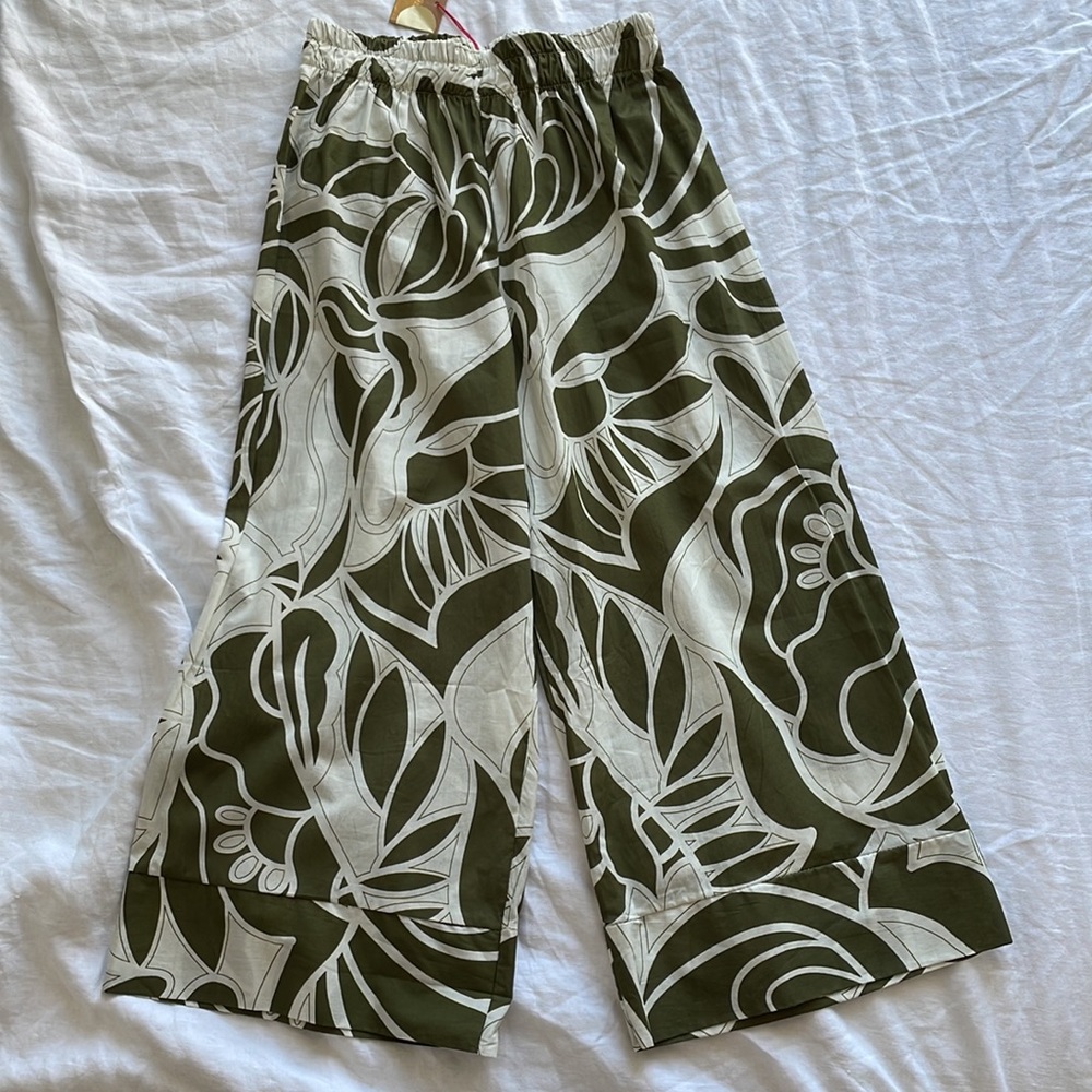 Flare Light Cotton Pants